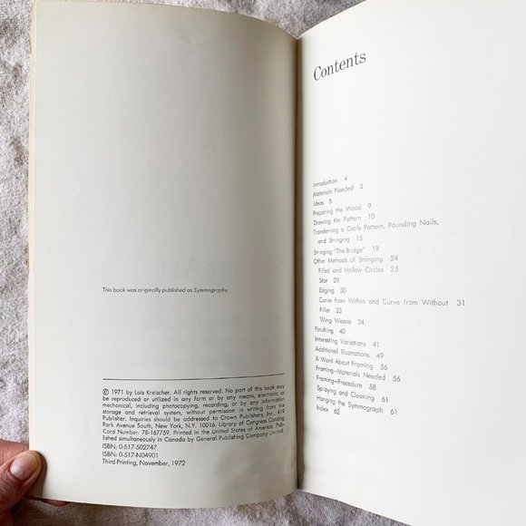 Book | String Art Symmography - Lois Kreischer | 🇺🇸 Vintage - Picture 3 of 8